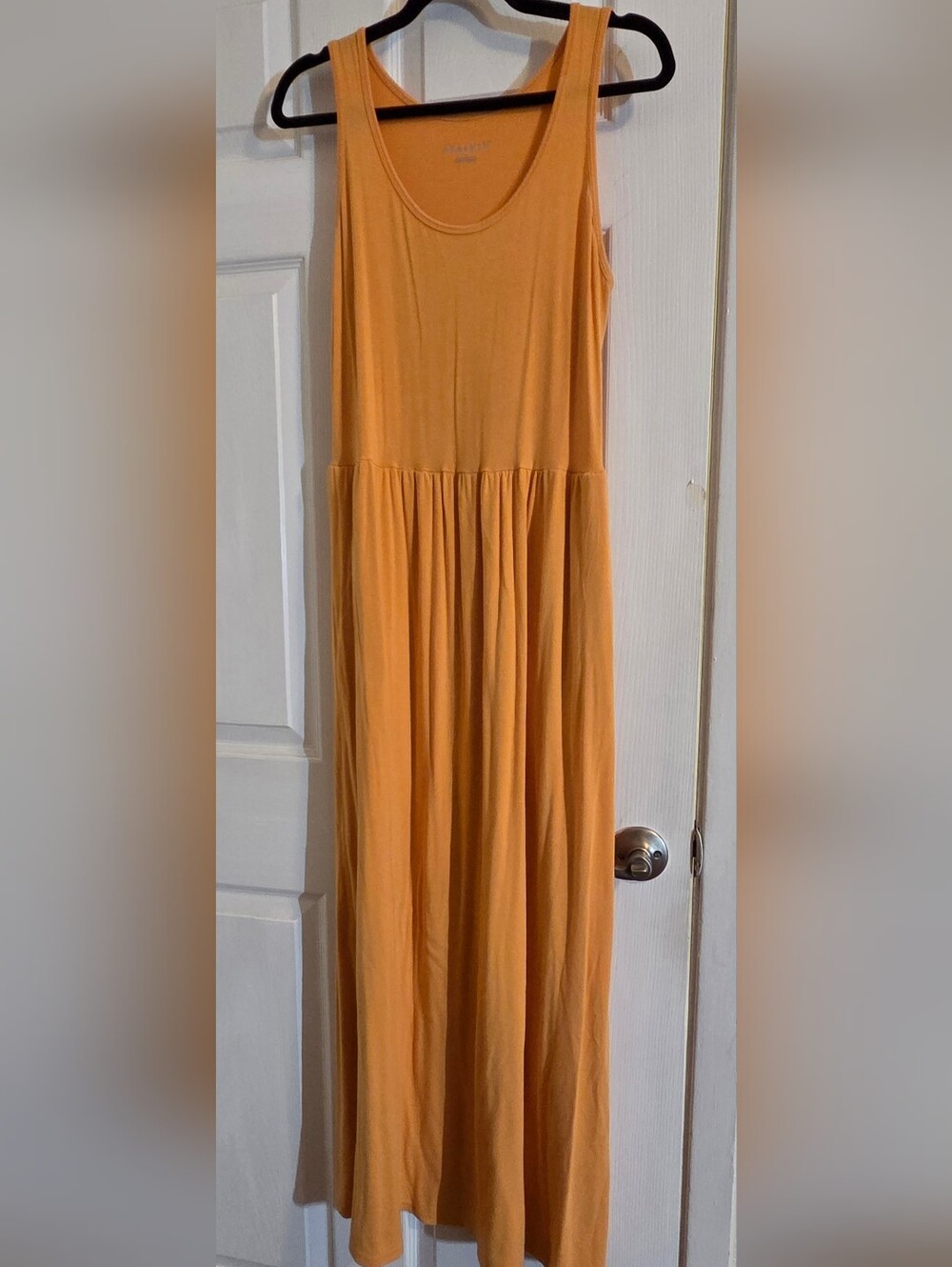 Sleeveless Maxi Dress in Mustard Yellow